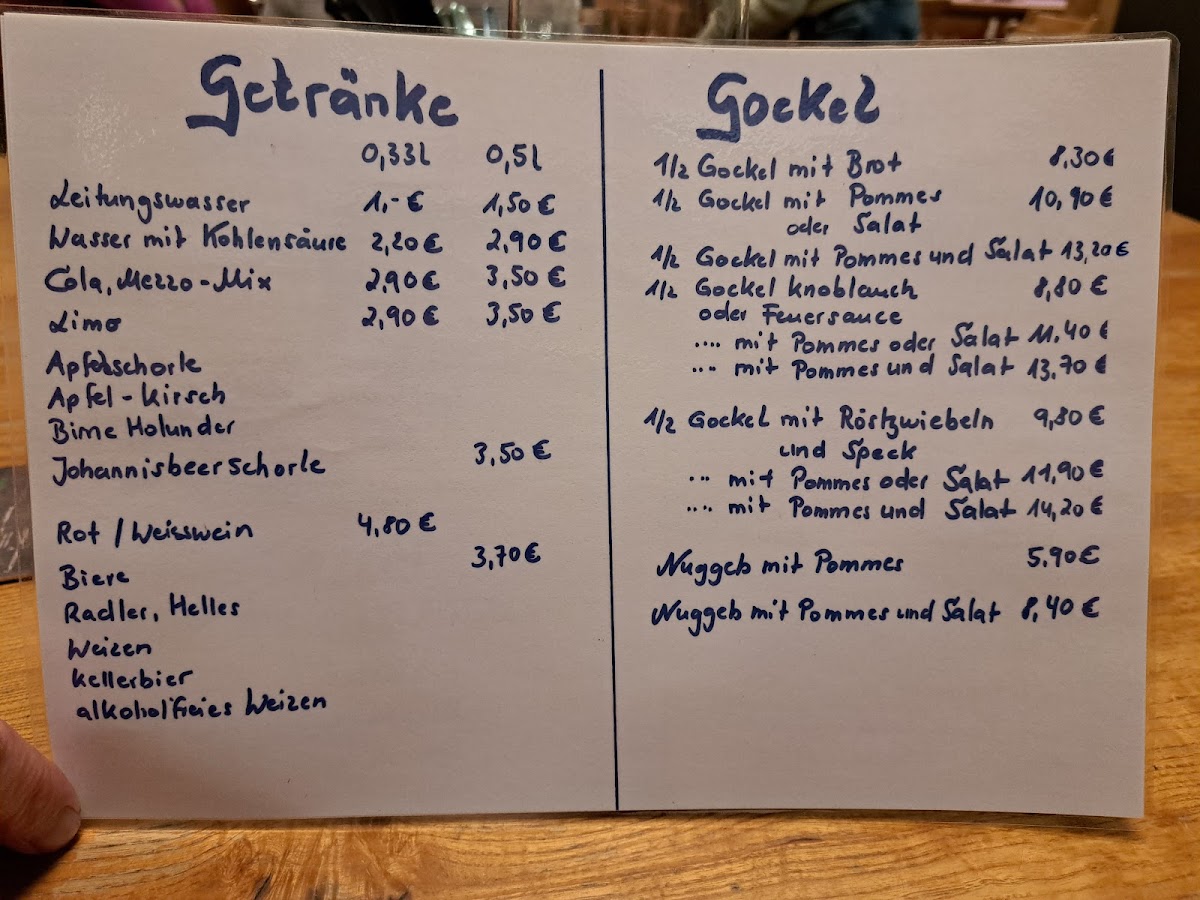 Menu Beim Pius - Gasthaus-4