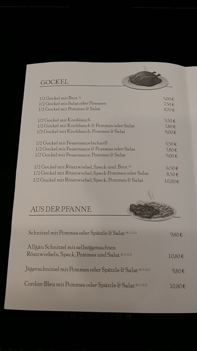 Menu Beim Pius - Gasthaus-5